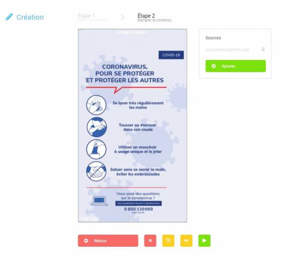 Menu séquence