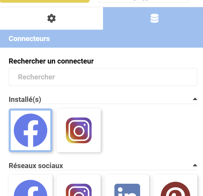 Social network conneciton pop-up