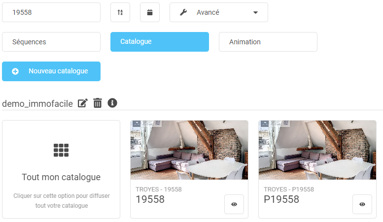 Chercher un bien
