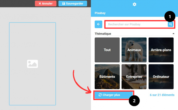 Categories of images