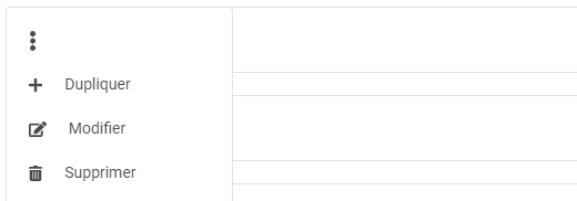 Options des séquences